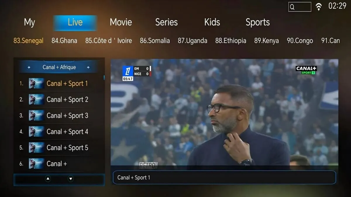 IPTV Box UI 1