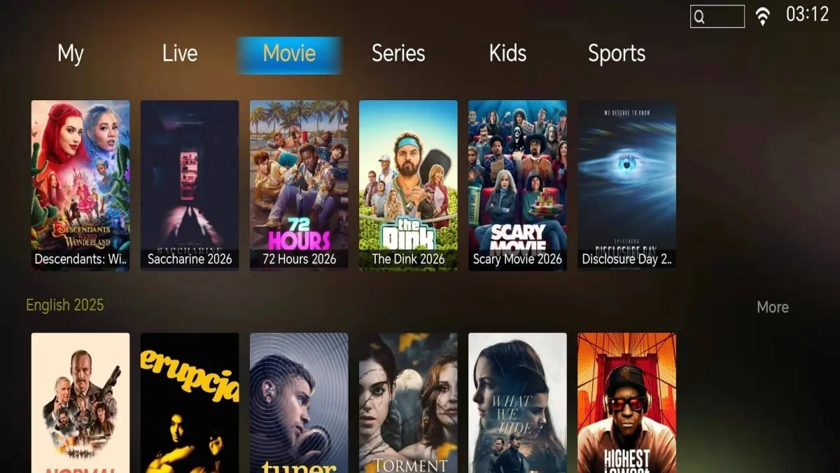 IPTV Box UI 16