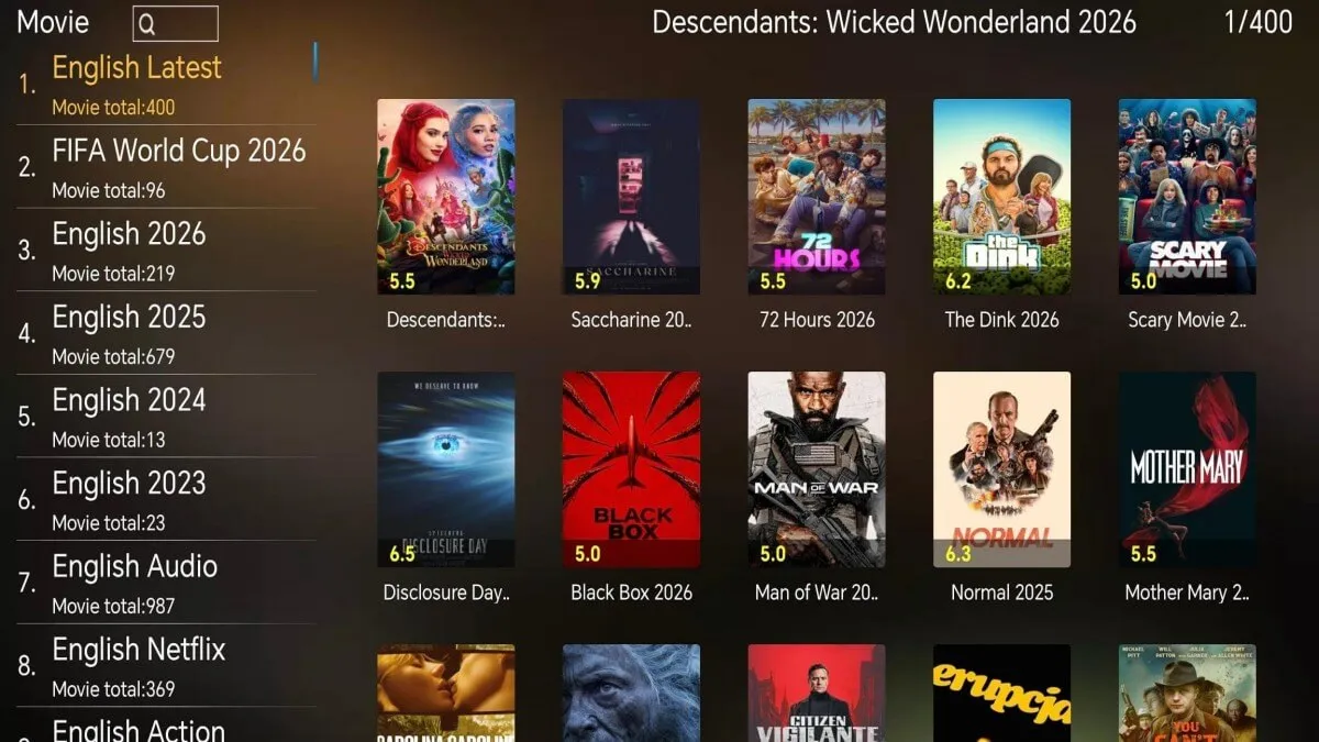 IPTV Box UI 17