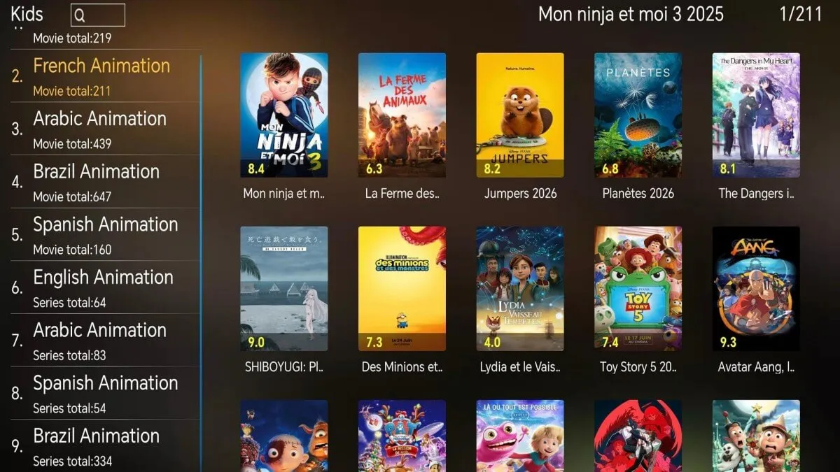IPTV Box UI 21
