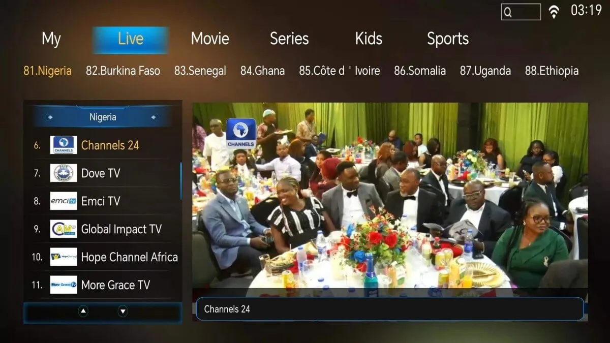 IPTV Box UI 4